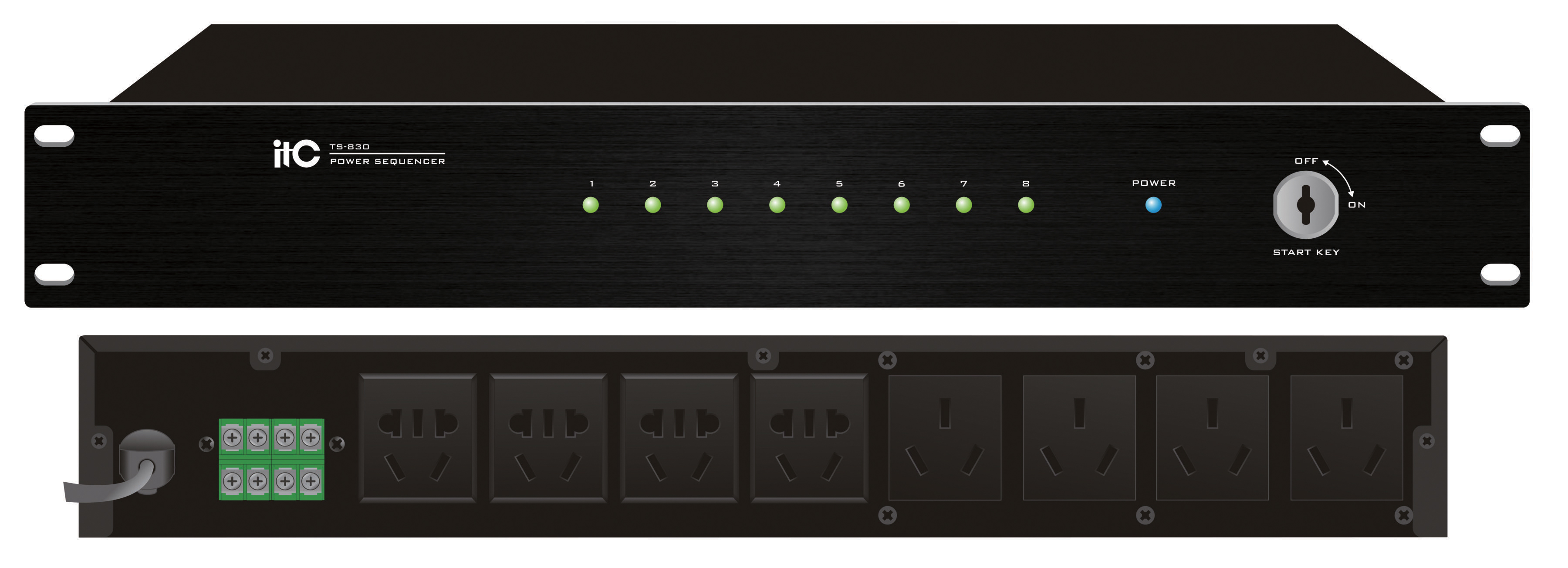 ITC TS-830 8-канальный распределитель питания