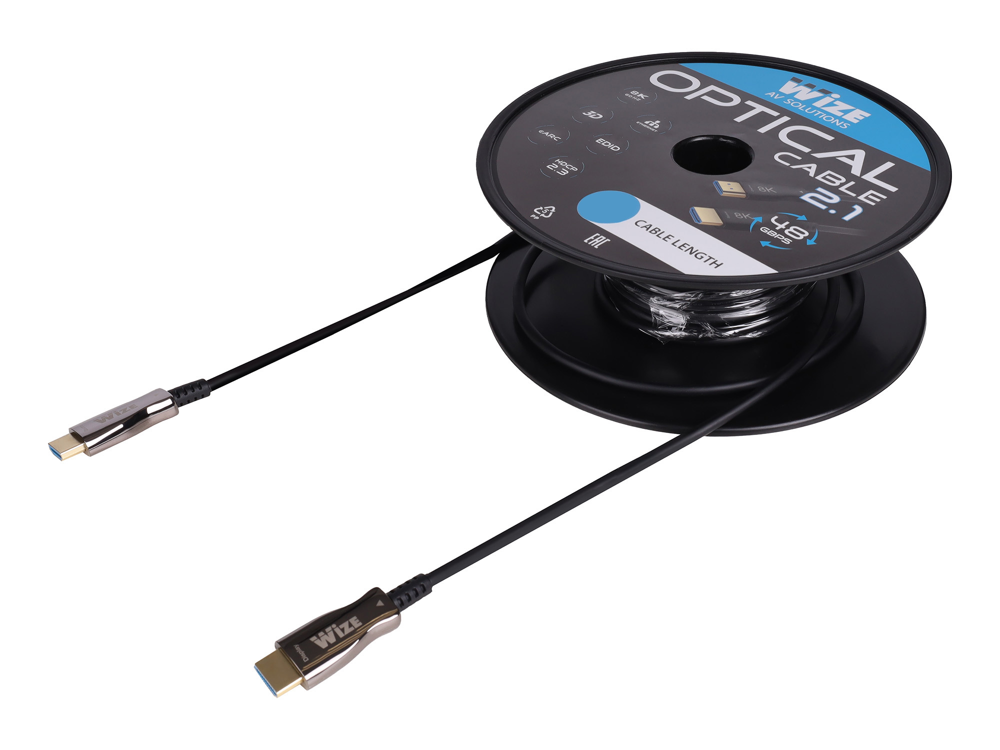 Кабель HDMI Wize AOC-8K-HM-HM-15M
