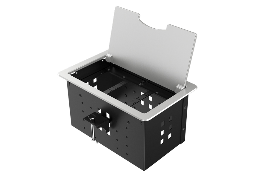 Прямоугольный металлический корпус Wize Pro WRTS-12BOX-S